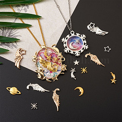 Zinc Alloy Cabochons & Links & Cabochon Enamel Settings&nbsp;PALLOY-TA0002-01