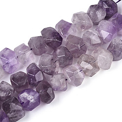 Natural Amethyst Beads Strands&nbsp;G-N347-18A-01