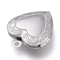 Tarnish Resistant 316 Stainless Steel Locket Pendants&nbsp;STAS-Z010-03A
