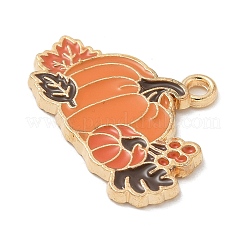 Thanksgiving Day Alloy Pendants&nbsp;LS-ENAM-R007-01G-04