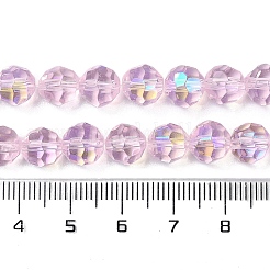 Electroplate Glass Beads Strands&nbsp;EGLA-Q129-02A-AB02
