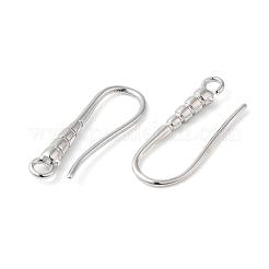 Brass Earring Hooks&nbsp;KK-P234-17P