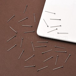 変色しない304ステンレススチール製ボールヘッドピン  20x0.7mm  21ゲージ  ヘッド：2mm&nbsp;X-STAS-R015-20mm