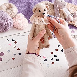 12 Styles Plastic Dog Safety Craft Noses&nbsp;FIND-GF0004-64