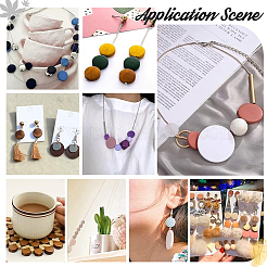 120Pcs 3 Styles Natural Pear Wood Beads&nbsp;WOOD-PH0003-92