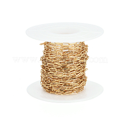 Soldered Brass Paperclip Chains&nbsp;CHC-G005-03G