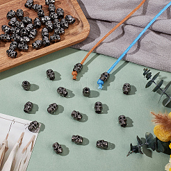 50Pcs Alloy European Beads&nbsp;FIND-BC0019-52B