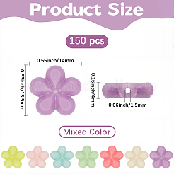 150Pcs Opaque Acrylic Beads&nbsp;TACR-PA0001-16