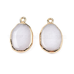 Natural White Stone Pendants&nbsp;G-N326-130-01