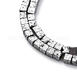 Electroplated Natural Lava Rock Beads Strands&nbsp;G-A256-B01-02E