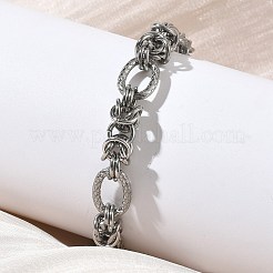 304 Stainless Steel Link Chain Bracelets for Women&nbsp;BJEW-A160-08P
