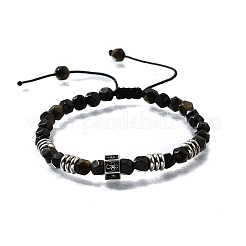 Brass Beaded Bracelets&nbsp;BJEW-Z094-03D