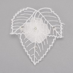 Milk Fiber Lace Embroidery Costume Accessories&nbsp;DIY-WH0019-53