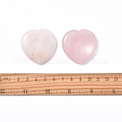 Natural Rose Quartz Thumb Worry Stone&nbsp;G-N0325-01H