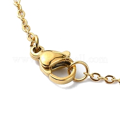 304 Stainless Steel Pendant Necklaces&nbsp;NJEW-B078-03G