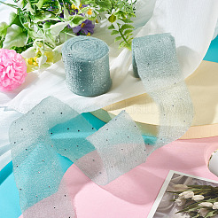 2Rolls Polyester Hot-fix Rhinestone Raw Edges Ribbon&nbsp;OCOR-TA0003-95A