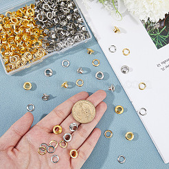 200Pcs 2 Colors Iron Grommet Eyelet Findings&nbsp;IFIN-GF0001-59A