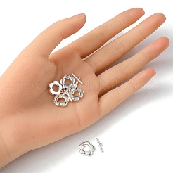 Alloy Toggle Clasps&nbsp;FIND-YW0002-23MS