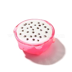 Electroplate UV Plating Opaque Fruit Resin Cabochons&nbsp;CRES-U004-03F