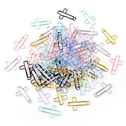 80Pcs 8 Styles Iron & Plastic Paper Clips&nbsp;AJEW-TA0002-97