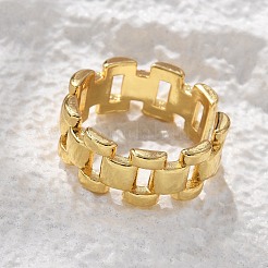 Brass Cuff Rings&nbsp;RJEW-C120-15G