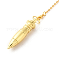 Rack Plating Brass Dowsing Pendulum Big Pendants&nbsp;KK-H444-01