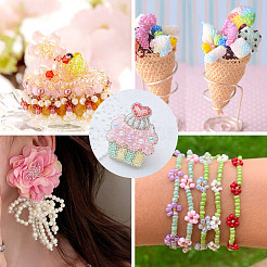 DIY 9 Style Glass & Resin & Polymer Clay Beads Jewelry Making Finding Kit&nbsp;DIY-TAC0027-05