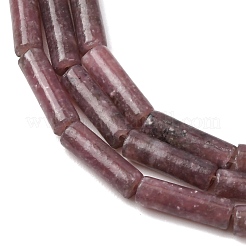 Natural Lepidolite/Purple Mica Stone Beads Strands&nbsp;G-F247-45A
