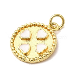 Brass Enamel Pendants&nbsp;KK-I378-20G-A