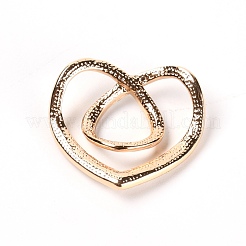 Heart Alloy Buckles&nbsp;JEWB-WH0014-18KCG