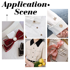 Plastic Imitation Pearl Shank Buttons&nbsp;FIND-NB0003-71P