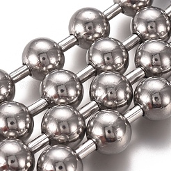 Tarnish Resistant 304 Stainless Steel Ball Chains&nbsp;CHS-E021-13K-P