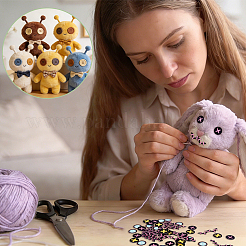180Pcs 5 Styles Felt Craft Doll Decorations&nbsp;DIY-NB0016-20