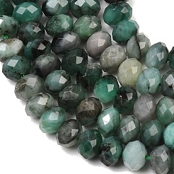 Natural Emerald Beads Strands&nbsp;G-B175-A23-4x6mm