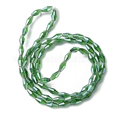 Transparent Electroplate Glass Beads&nbsp;X1-GLAA-K064-05A-PL05