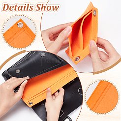 2Pcs 2 Styles Felt Purse Organizer Insert&nbsp;FIND-WR0007-38