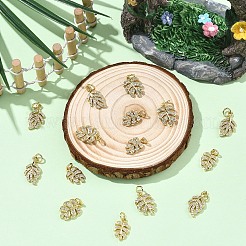 3Pcs 3 Styles Brass Micro Pave Cubic Zirconia Pendants&nbsp;KK-YW0004-07