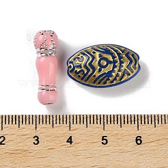 不透明なアクリルビーズ  ライン入り  混合図形  ミックスカラー  7.5~22.5x7.5~21x5.5~13mm  穴：1.2~5.5mm&nbsp;X1-MACR-L005-04A