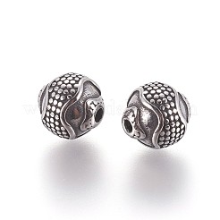 304 Stainless Steel Beads&nbsp;STAS-P237-46AS