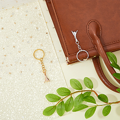 Pull Hook Gesture Alloy Pendant Keychain&nbsp;KEYC-WH0036-36A