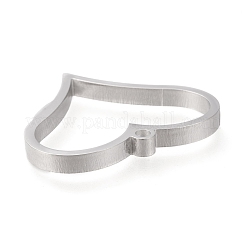 Non-Tarnish 304 Stainless Steel Open Back Bezel Pendants&nbsp;STAS-K208-06P-A