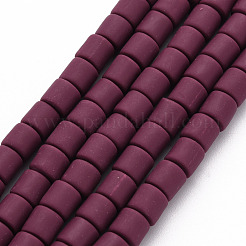 樹脂粘土ビーズ連売り  コラム  オールドローズ  5~7x6mm  穴：1.5~2mm  約61~69個/連  15.74インチ&nbsp;CLAY-T001-C35