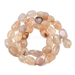 Natural Cherry Blossom Agate Beads Strands&nbsp;G-Z107-A01
