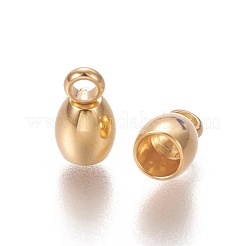 201 Stainless Steel Cord Ends&nbsp;STAS-L226-017A-G