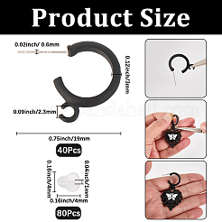 Alloy Studs Earrings Finding&nbsp;FIND-SP0003-18