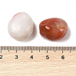 天然赤瑪瑙ビーズ  ナゲット  穴なし/ドリルなし  タンブルストーン  29~34x18~28x17~20mm&nbsp;G-Z062-06A