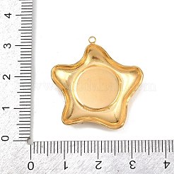 Printed 304 Stainless Steel Pendants&nbsp;STAS-C146-09G-04