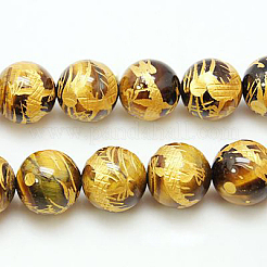 Natural Tiger Eye Beads Strands&nbsp;G-Q851-12mm