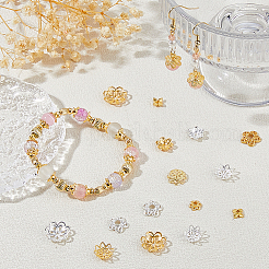 360Pcs 12 Styles Alloy & Brass Bead Caps&nbsp;FIND-HS0001-89