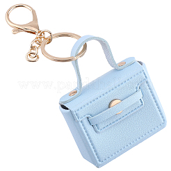 1Pc PU Leather Bag Keychains&nbsp;KEYC-CL0001-40B